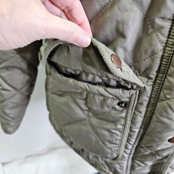 Altar'd State Tan Sherpa Lined Puffer Jacket Size Medium - Picture 11 of 12